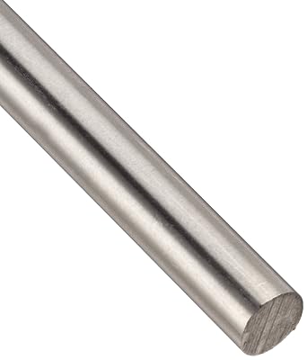 303 Stainless Steel Round Bar, Unpolished Mill Finish, Annealed, AMS 5640/ASTM A582/AMS QQ-S 764, 5" Diameter, 12" Length, OnlineMetals