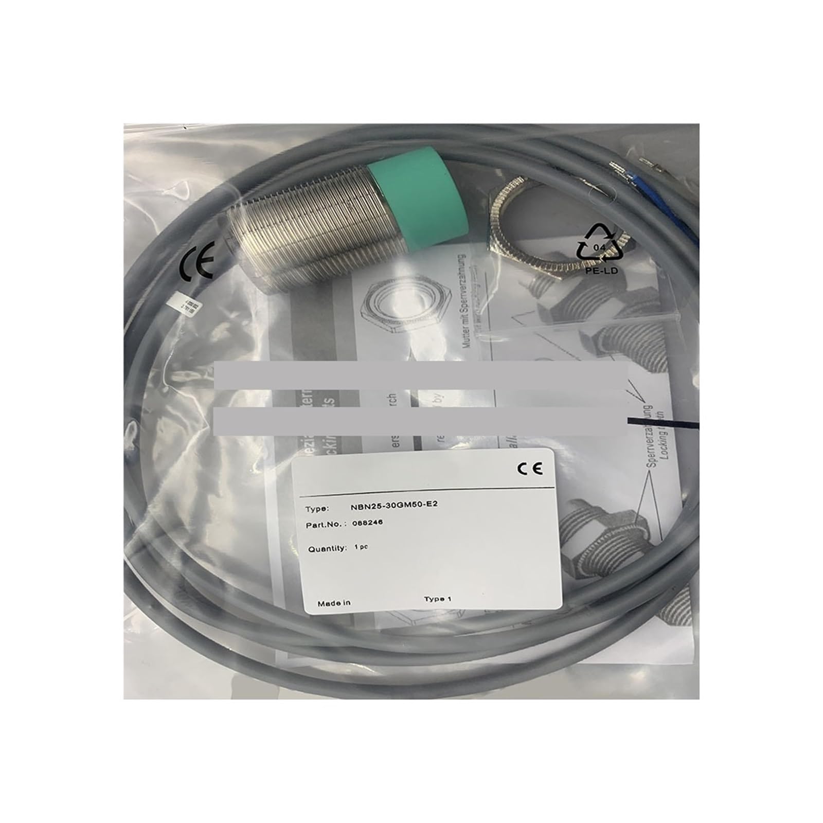NBN25-30GM50-E2 proximity switch sensor cylindrique M30 - 2