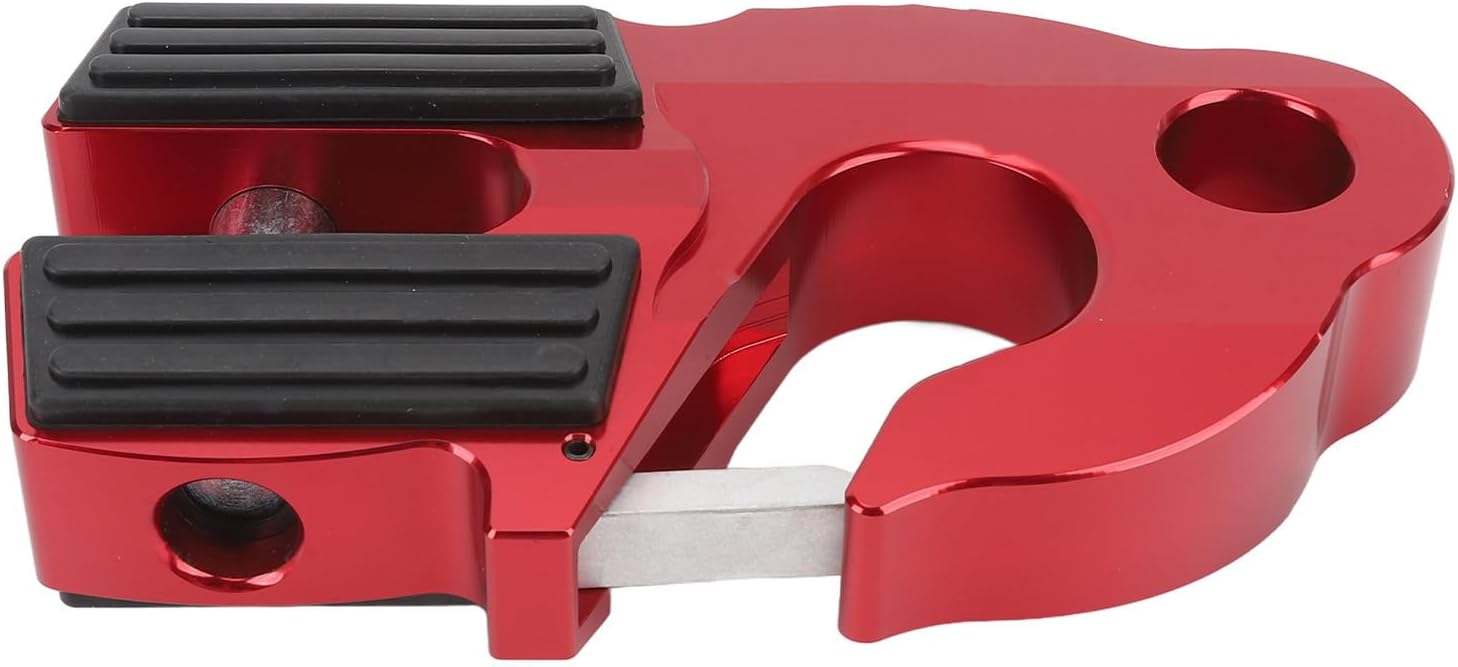 Heavy Duty 16T Winch Hook with Safety Latch – Aluminum Alloy Replacement Hook for ATV, UTV, SUV & Trailers