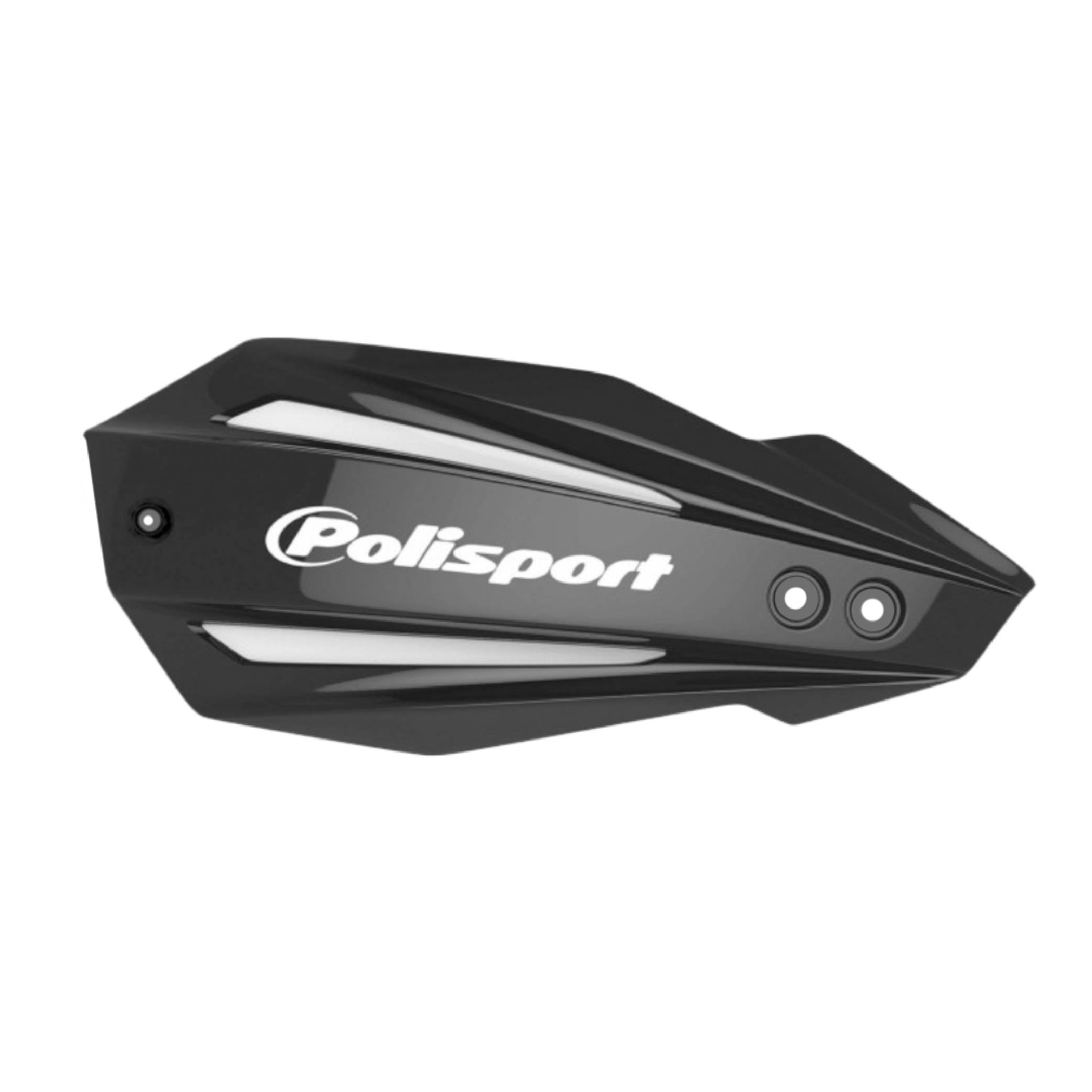 Polisport Black 8308500034 - Mx Bullit Hand Guards For Kawasaki Kx250 2021-2022