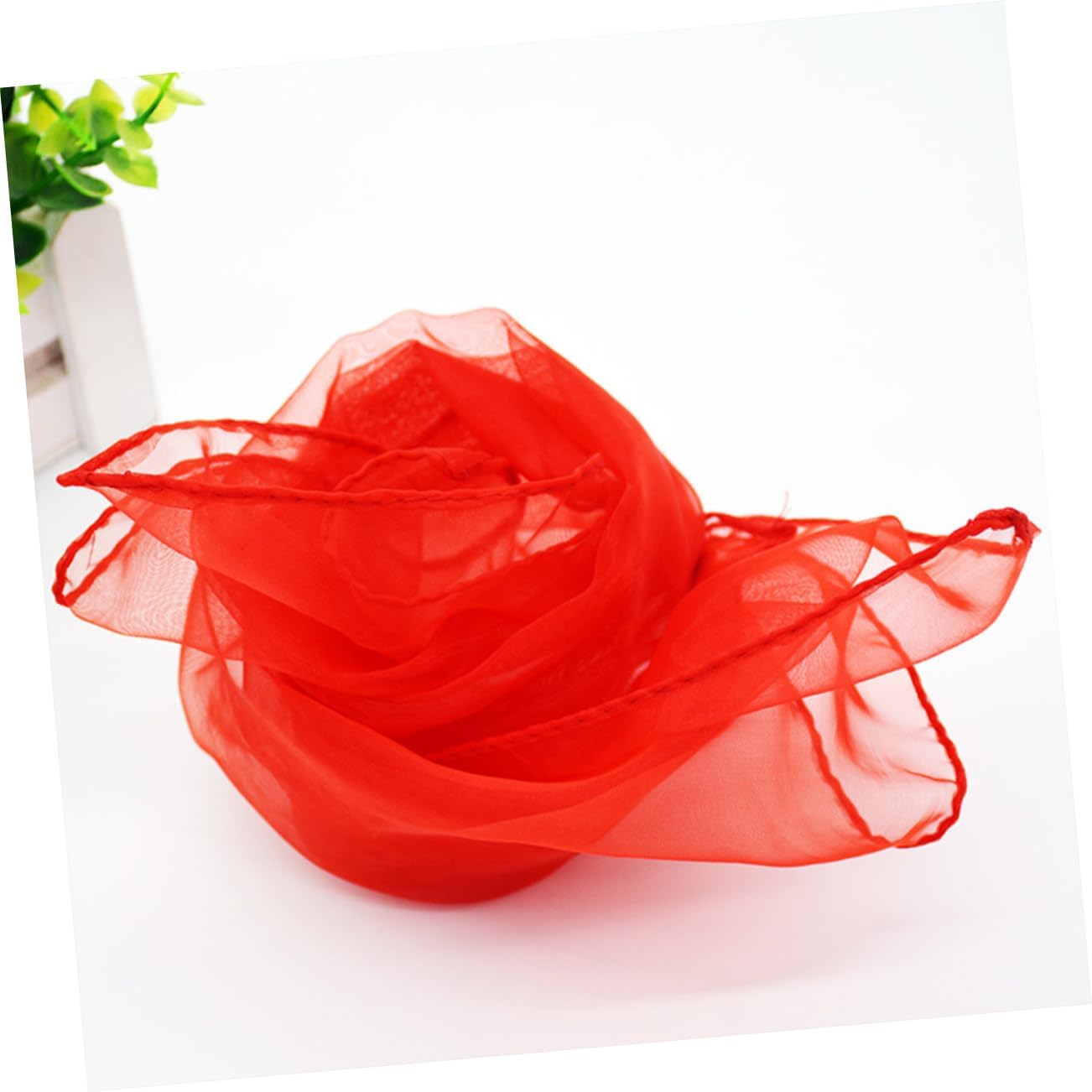 12pcs Square Dance Silk Scarves for Boy Girl Lightweight Juggling Movement Props for Performances and Play