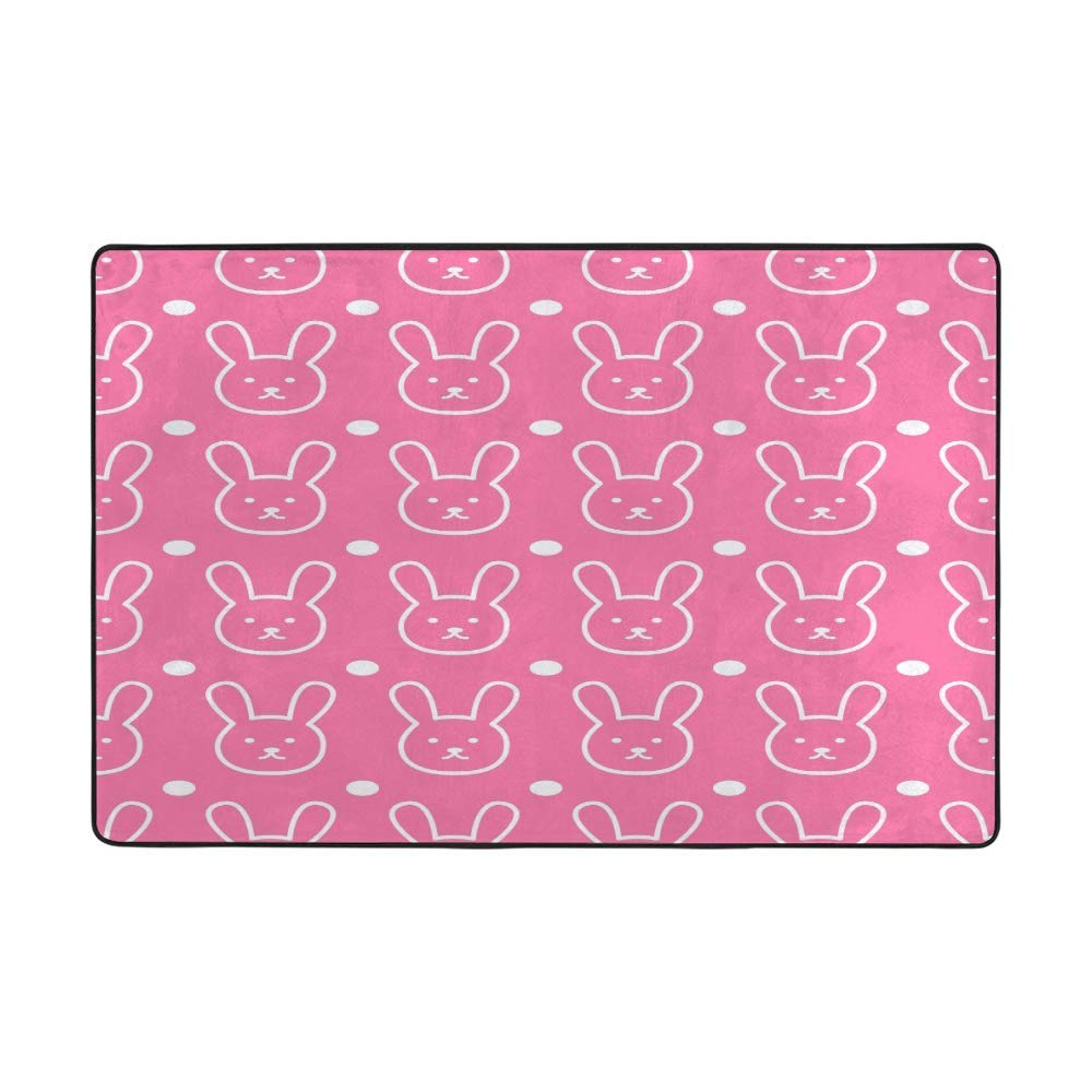Tapis de sol en velours corail rose moquette douce chambre bébé