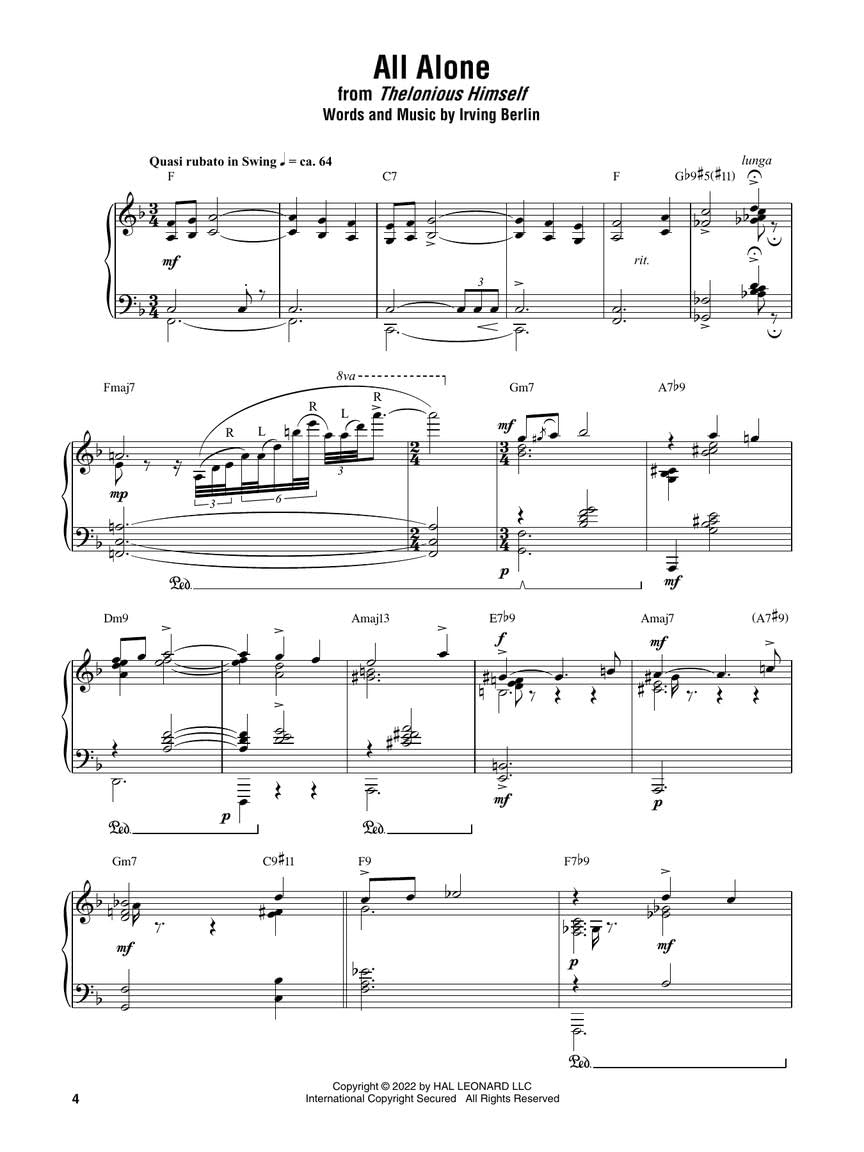 Thelonious Monk Omnibook for Piano