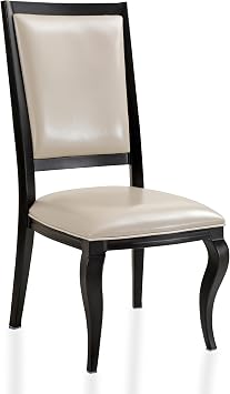 LeisureMod Madera Modern Dining Chair, Upholstered Seat & Back