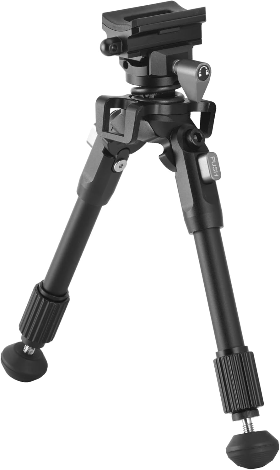 Vanguard Equalizer 1QS A - 8-10.5" Aluminum Pivot Bipod, Pic Rail Attachment