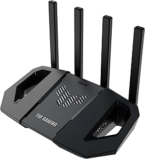 ASUS TUF Gaming BE3600 Dual-band Wireless Router 7, WiFi 7 802.11be, 2.5 Gbit/s, Mobile Game Mode, WiFi in the net, Gear Accelerator, Customizable QoS, Port Reducer, Mobile Tethering