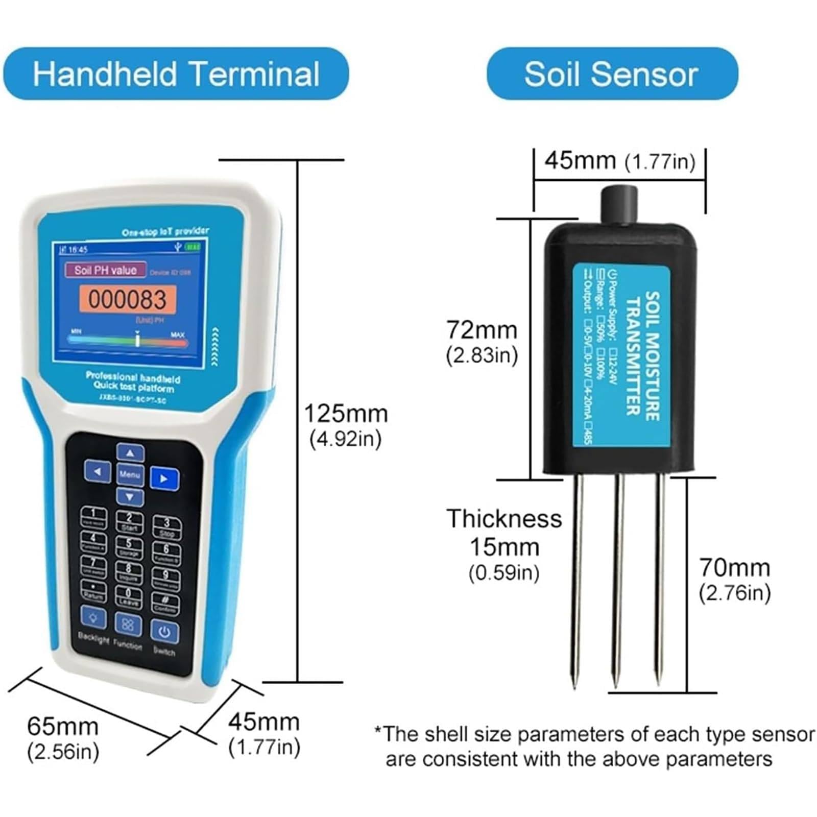 Medidor De Ph 7 En 1 con Humedad, Temperatura, Conductividad, Nitrógeno, Fósforo Y Ph para Jardinería, Césped, Agricultura Y Plantas De Interior Y Exterior.