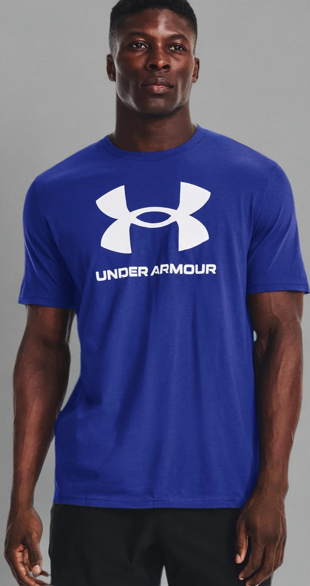Under Armour Global Foundation Herren-T-Shirt, kurze Ärmel, Heritage Royal, Mittel – Ansicht 6