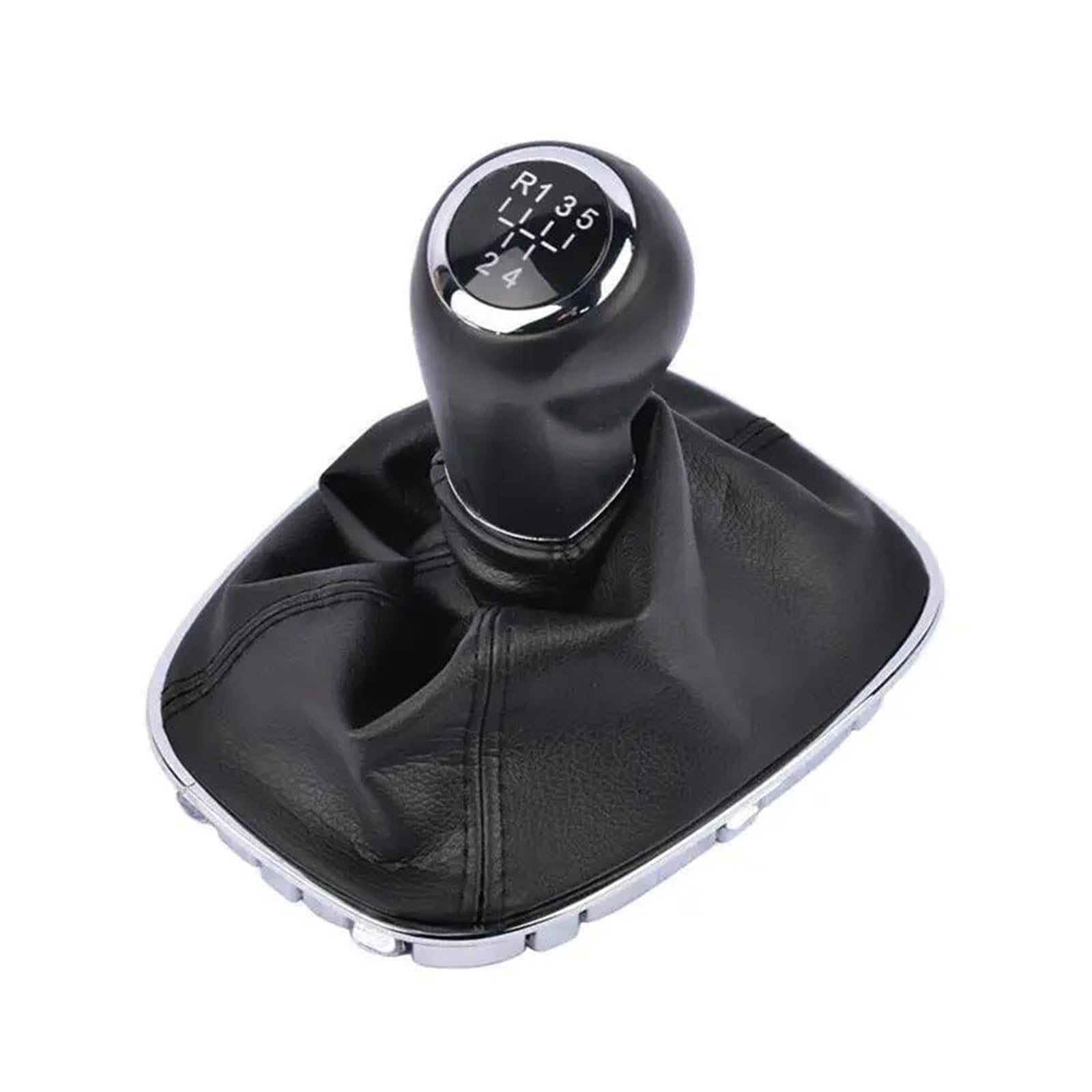 XZCVTYW 5 6 Speed Car Gear Shift Knob with Gaitor Boot Manual Transmission 009140093 for Opel/Vauxhall for Corsa D S07 E X15 Car Gear Shift Knob(5 Speed)