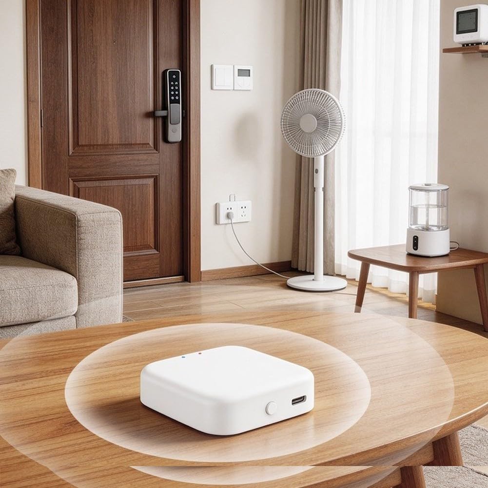 Smart Home Multi-mode pour passerelle pour intégration Zigbee et Wi-Fi, hub à double protocole gérant jusqu'à 128 mailles et 50 pour les appareils Zigbee, installation simple pour l'automatisation