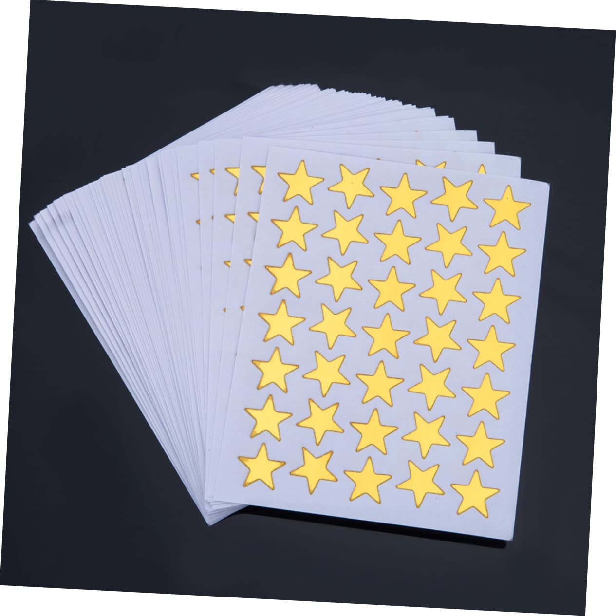 NUOBESTY 5sätze Dekorativen Goldenen Sternaufklebern Für Junge Mädchen Selbstklebende Belohnungssticker Für Fünfzackige Sterne Aufkleber Aus Pvc Für Kreative Projekte Und