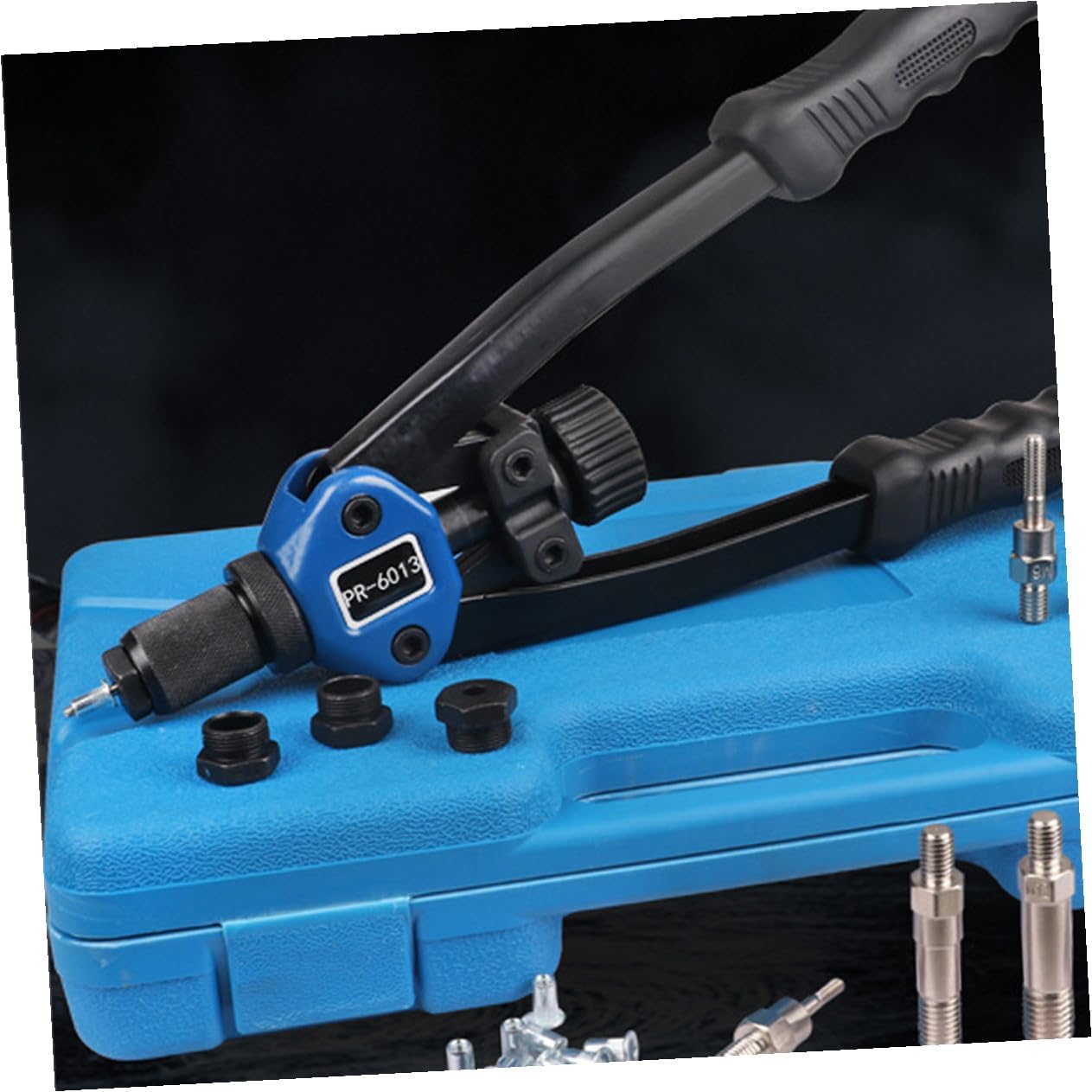 INOOMP 140pcs Hand Rivet Nut Tool Kit with M3- Threaded Rivet Nuts and Mandrels for Automotive Repair and DIY Maintenance