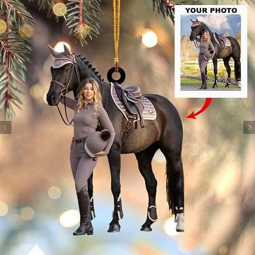 Miniatura 5 de Adorno de mica con foto personalizada, personaliza tu foto, regalo para bebé, adorno de primera Navidad para bebé, adorno de bebé, adorno de fotos,