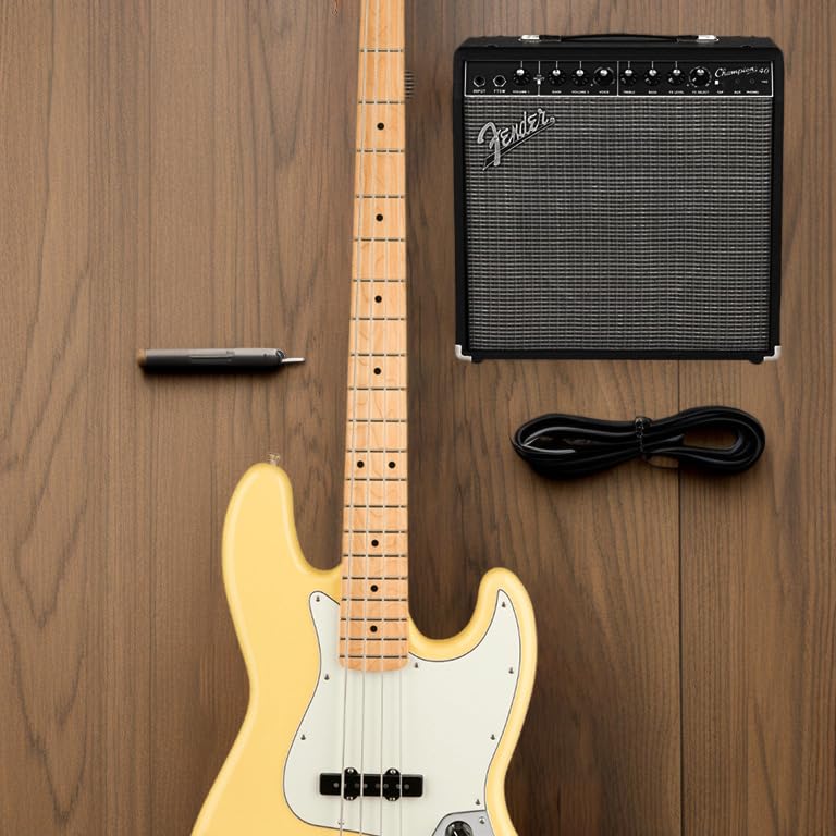 Fender エレキベース Player Jazz Bass®右利き Amazon.co.jp: Fender エレキベース Player Jazz Bass®, Maple