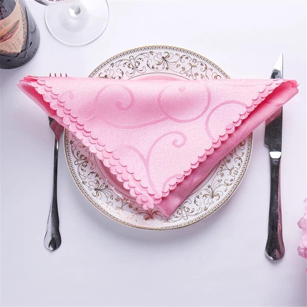 10pcs Polyester 48cm Square Table Cloth Napkins for Wedding Birthday Decoration Colored Napkin Fabric Embroidered (Color : 5, Size : One Size) (1 One Size)