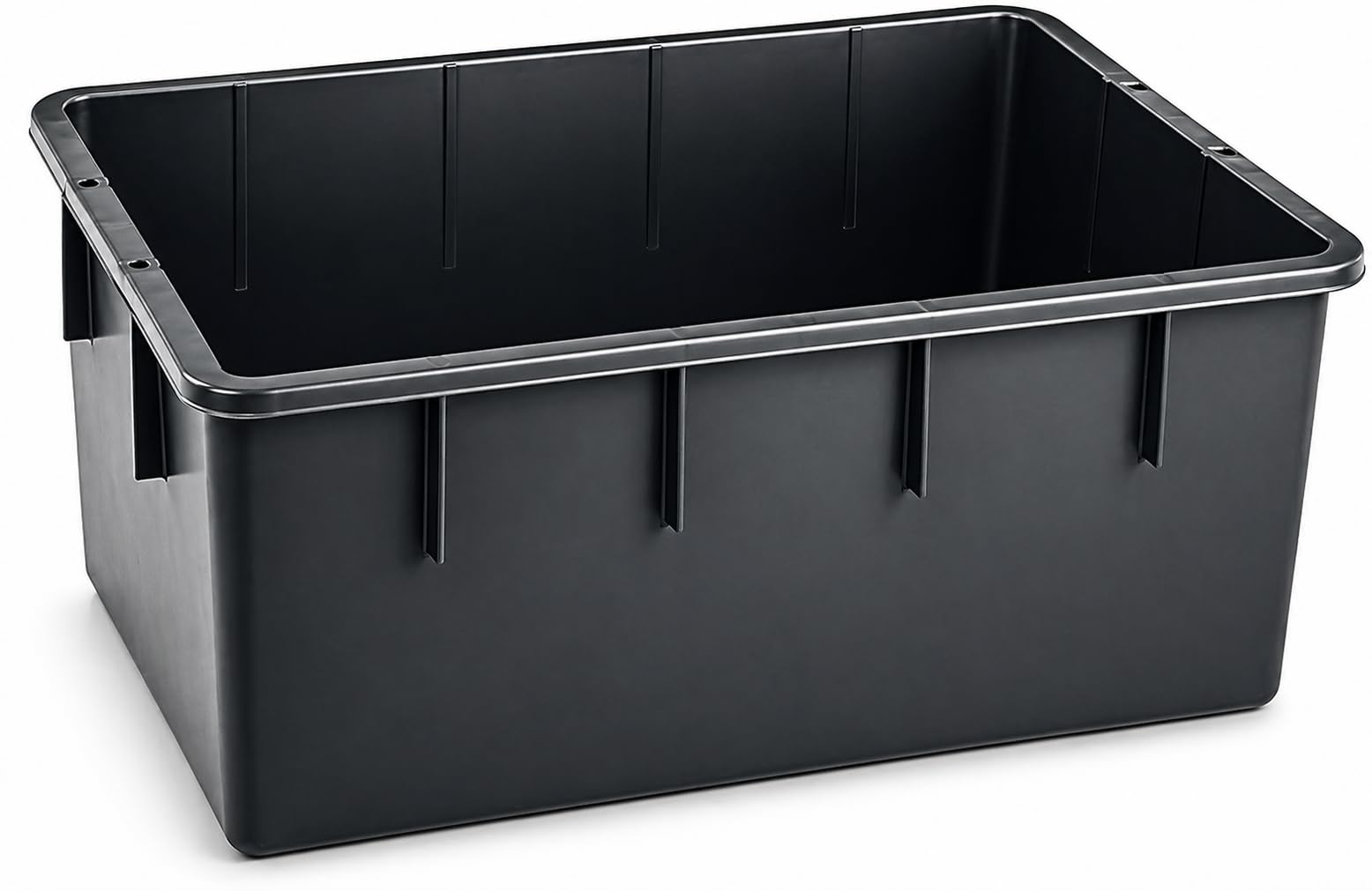 Cubeta de Almacenamiento 220L, Medidas Exteriores 87 x 63 x 52 cm, Ideal para Almacenamiento, Transporte y Organización