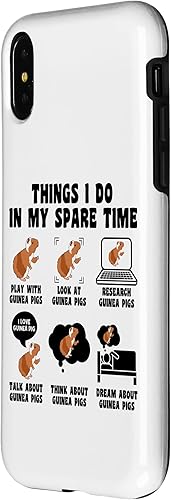 Miniatura 8 de iPhone 12 mini things I do in my spare time play with guinea pig pets Case