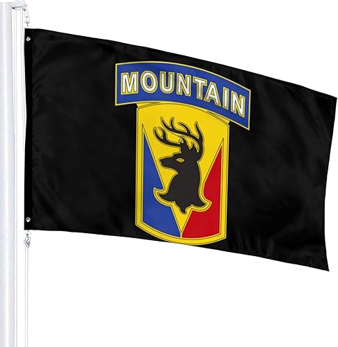Miniatura 2 de HUIHUANGm Bandera de Insignia de Brigada de Infantería 86 Brigada de Combate del Equipo de Vermont Brigade Insignia de 3 x 5 pies para exteriores,