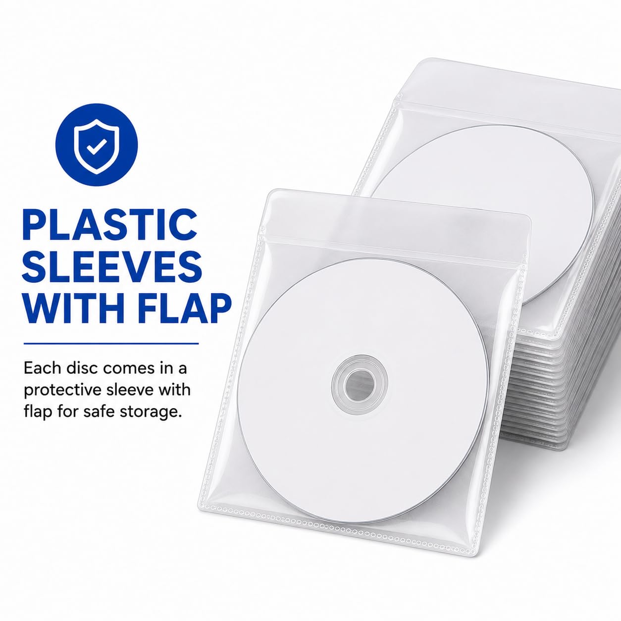 Dragon Trading®, 5 CD full-face thermal Ritek con bustine in plastica di alta qualità velocità 52 x