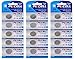 Produktbild PKCELL 15 x CR1632 3V Lithium Knopfzelle 120 mAh (3 Blistercards a 5 Batterien) Markenware (FBA)