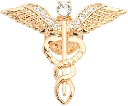 Custom Caduceus Lapel Pin
