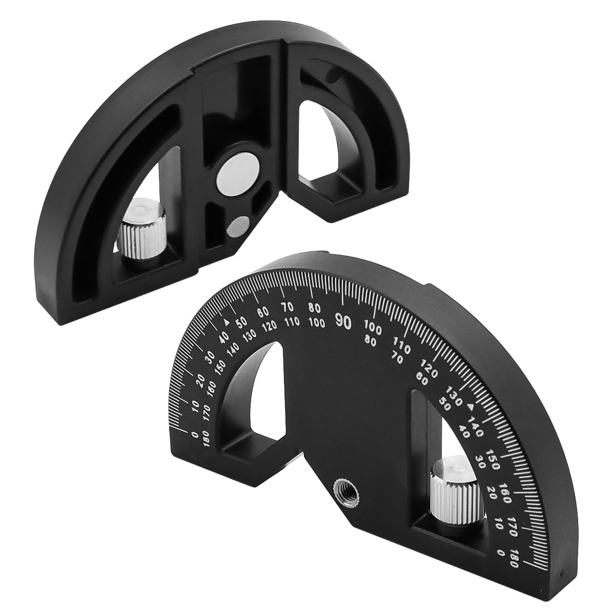 ANCLLO Precision Engineer Woodworking Rulec Woodworking Scribing Angle Ruler Angle Protractor with 300mm Stainless Steel Marking Ruler - Image 2