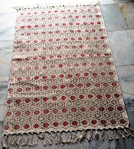 New Floral Design Kilim Rug Handmade Kilim Rug Turkish Rug Cotton Dhurrie Hand Made Kilim Rug