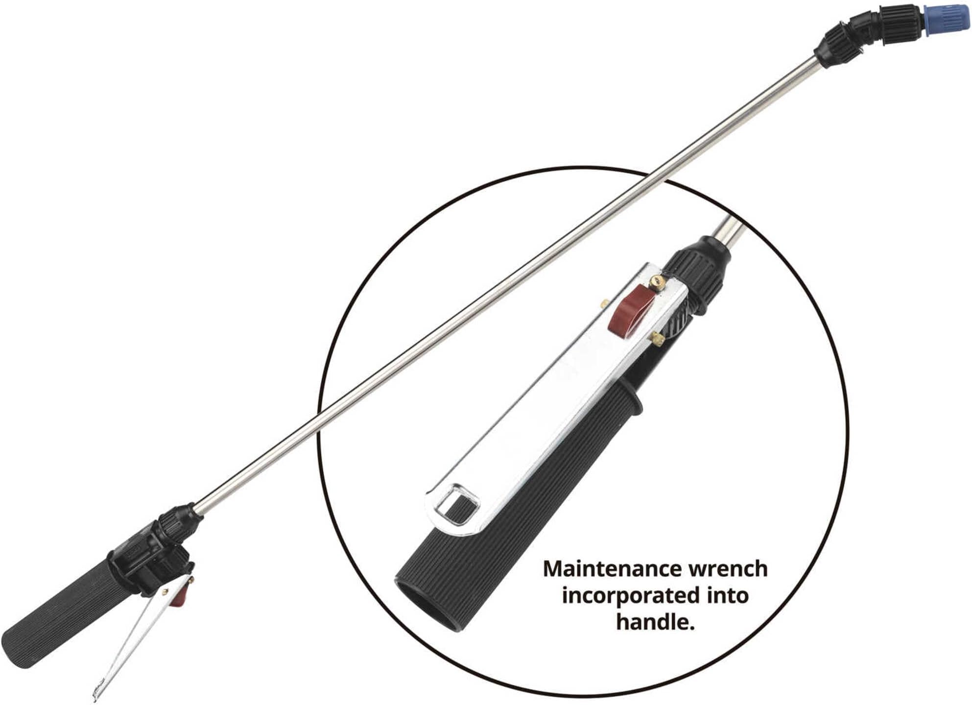 Backpack Sprayer Replacement Stainless Wand Assembly with Trigger Valve