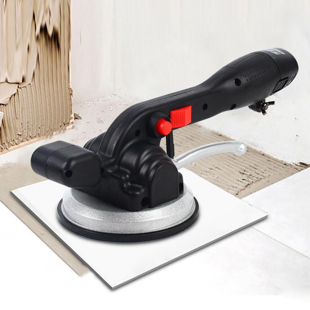 Vibromasseur pour carrelage 12 V 12 000 tr/min 6 vitesses de vibration Charge maximale 100 kg Pour carrelage mural