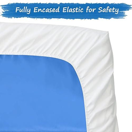 Miniatura 3 de Tapete para siesta de 19 x 45 x 4 pulgadas, apto para ECR4Kids, tapete plegable diario, súper suave y transpirable, de microfibra, para preescolar o