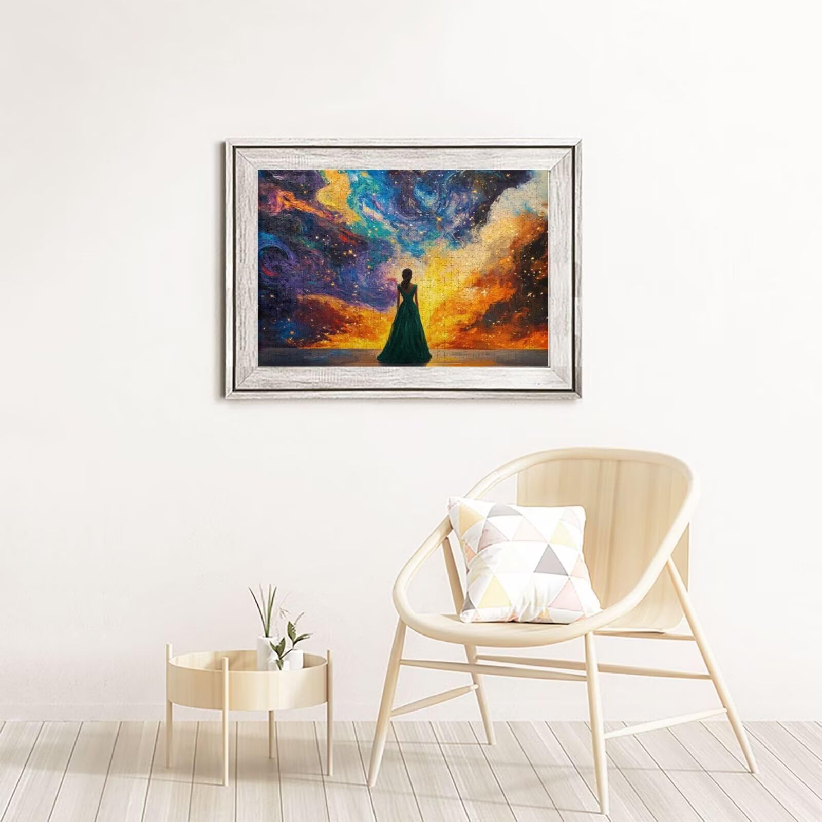 Kobiety Puzzle 5000 Pieces Dream Puzzle Adult Początkujący z pudełkiem prezentowym, DIY Interaktywne Puzzle Rodzinna wymagająca gra, Relief Stres Home Wall Room Decor Art Prezent dla mężczyzn 100 x