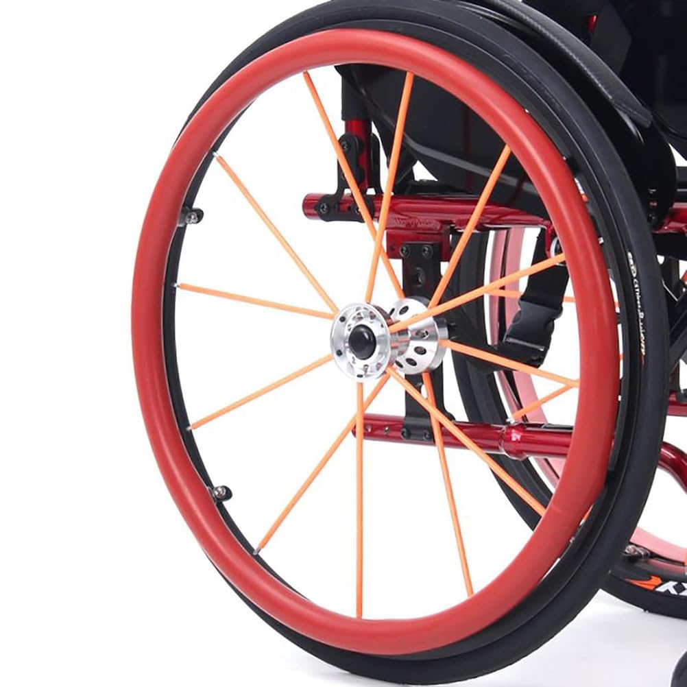 Cubiertas para llantas de silla de ruedas de 24/22 pulgadas, agarres antideslizantes, 1 par de fundas de silicona para empujar la silla de ruedas, cubierta para las empuñaduras de la rueda trasera, ac