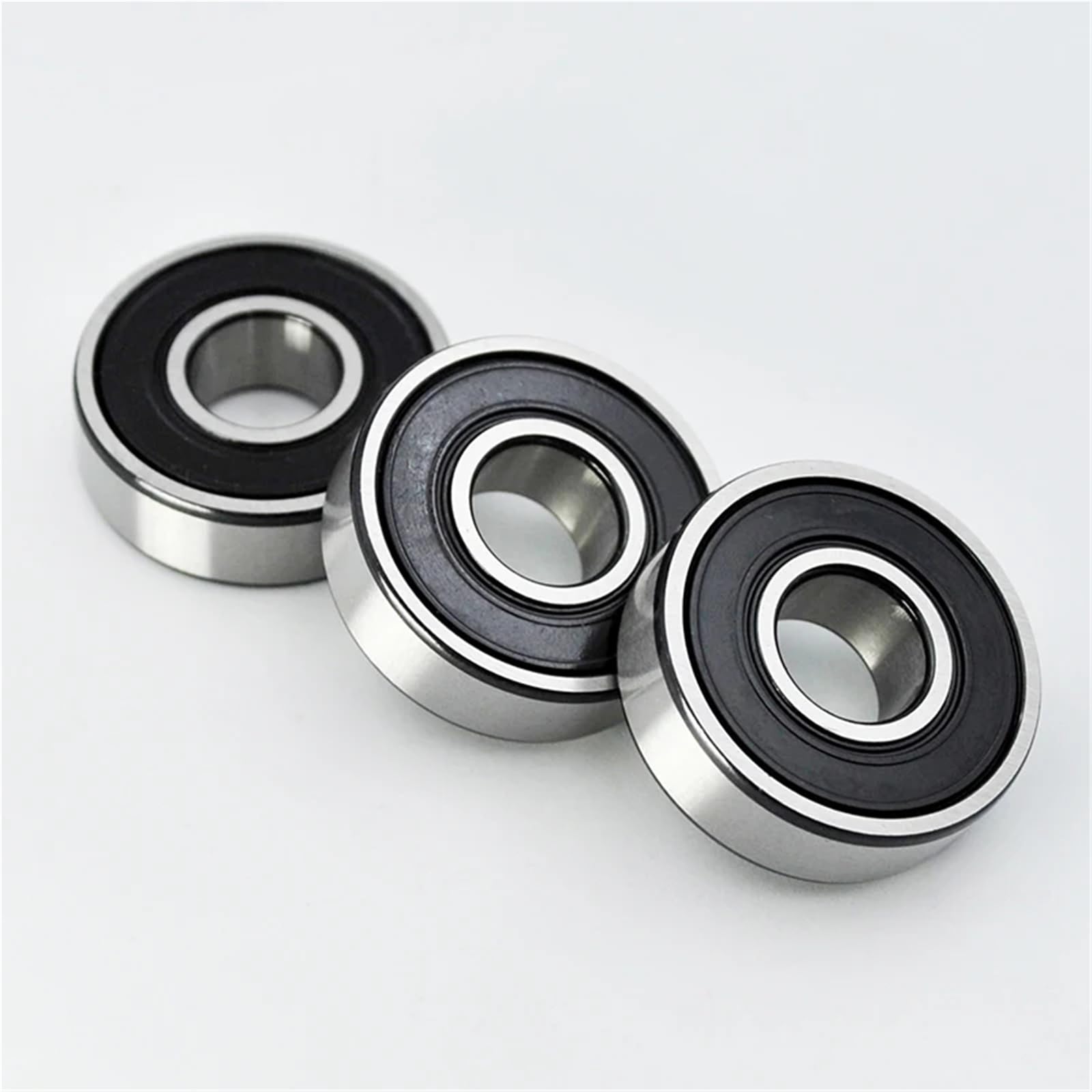 Lot de 10 roulements à billes à rainure profonde en acier chromé 6000 2RS ZZ 10 x 26 x 8 mm 6000RS 6000Z DDU 2Z, diamètre intérieur 10 mm, lot de 10 (6000 2RS Premium)