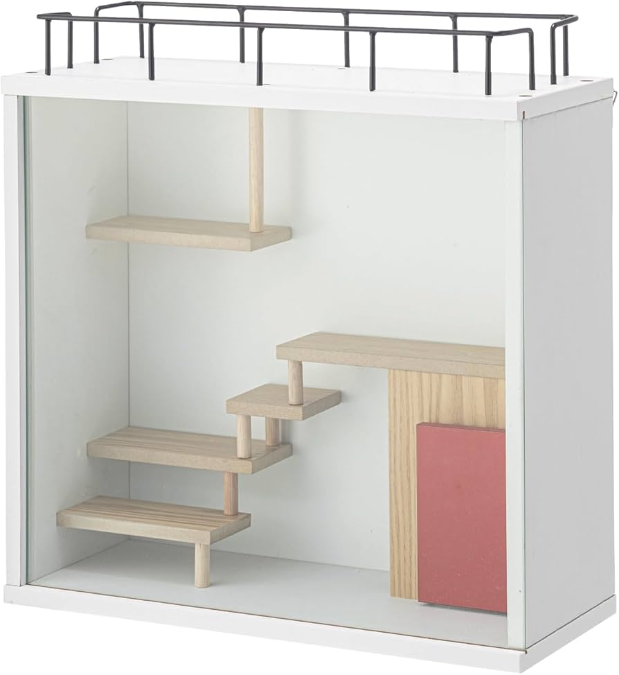 Amazon.co.jp: パレットライフ フィギュアケース 1段 卓上 壁掛け