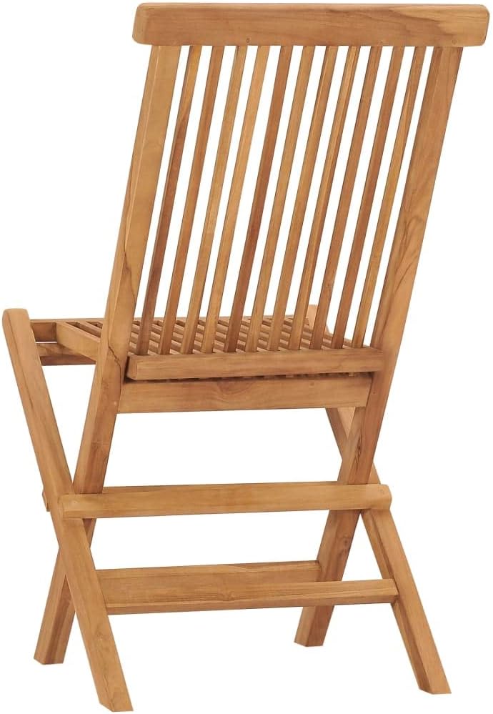 Folding Patio Chairs 2 pcs,Bistro Chairs,Lounge Chairs,Lawn Chairs,Camping Chair,Beach Chairs,Poolside Chairs,Indoor Chair,for Lawn,Garden,Backyard,Poolside,Porch,Solid Teak Wood