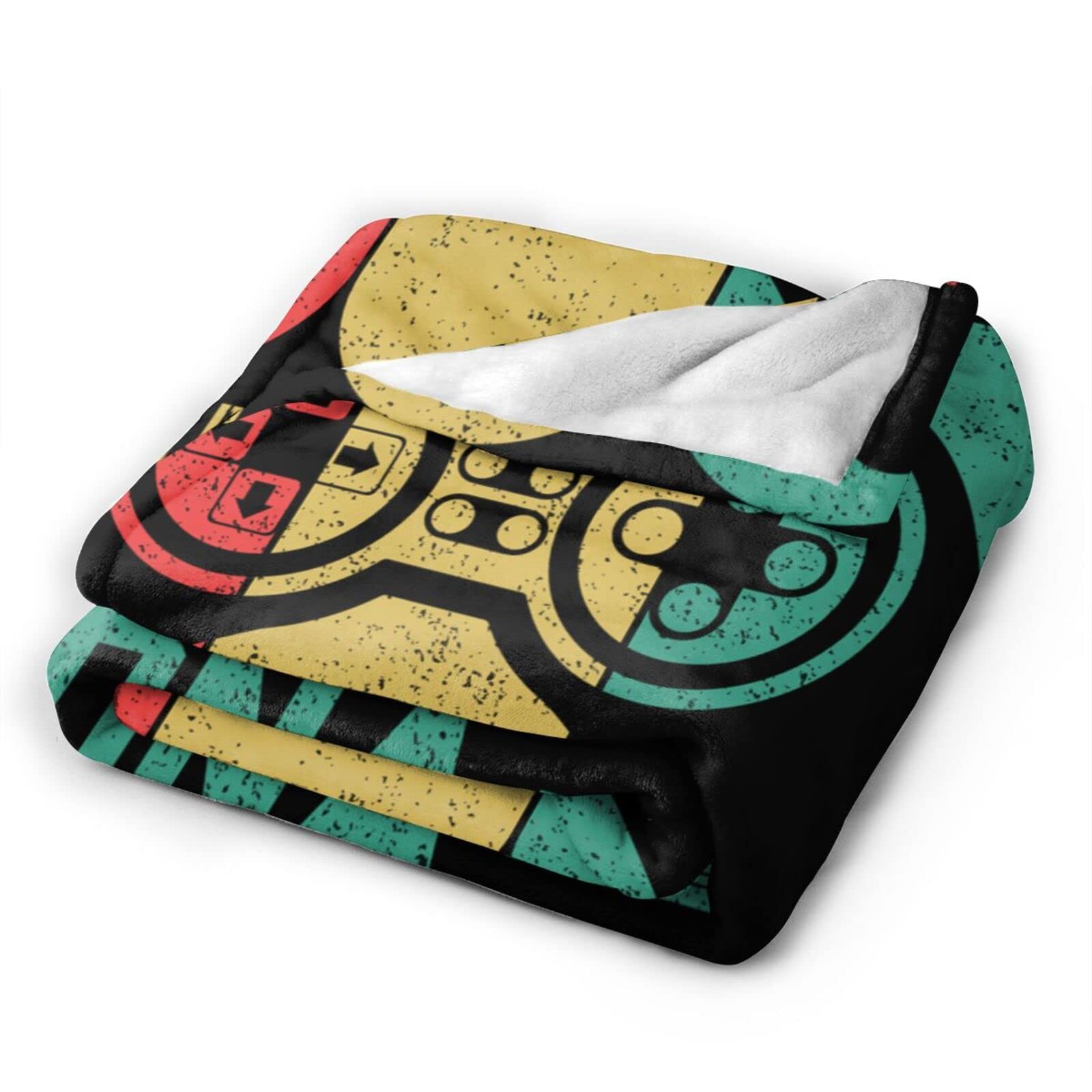 Flanell-Fleecedecke Mit Gaming-Motiv – Ultraweich, 152x203 Cm, Für Couch & Bett