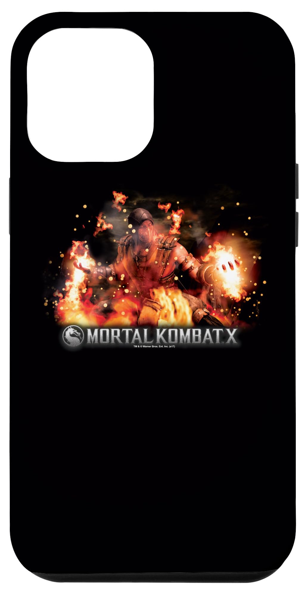 iPhone 14 Plus Mortal Kombat X Scorpio Flames Case