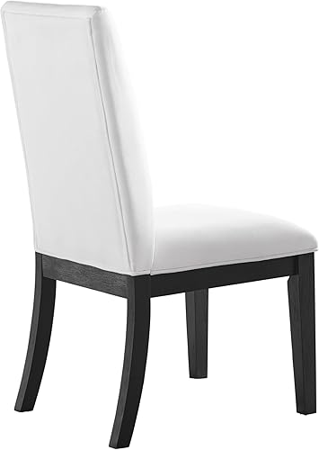 Miniatura 5 de Steve Silver Co Yves Silla auxiliar de rendimiento, juego de 2 sillas, tela de rendimiento SilverShield, moderna, comedor con acento, cocina, estilo