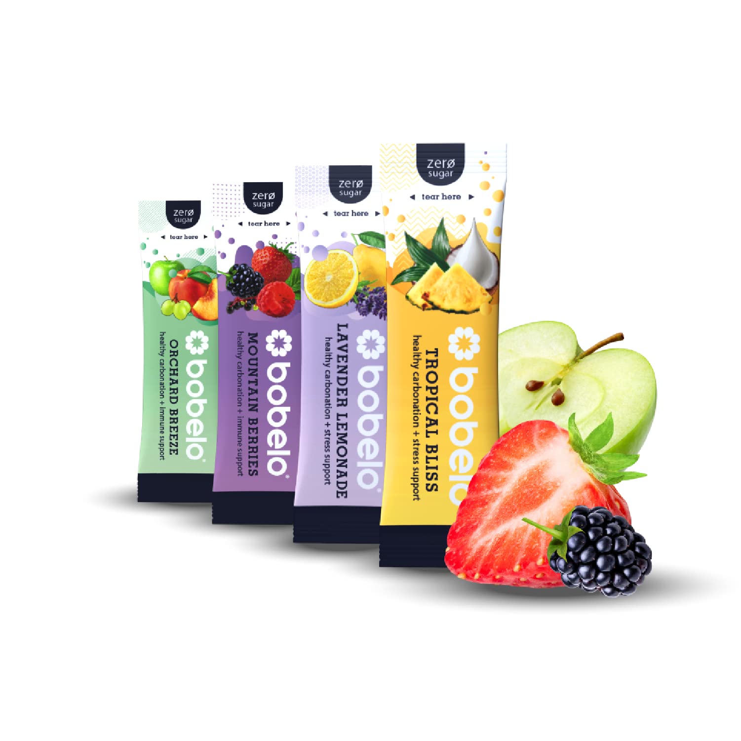 Buy Bobelo Self Carbonating Hydration Packets Low Calorie Drink Mix