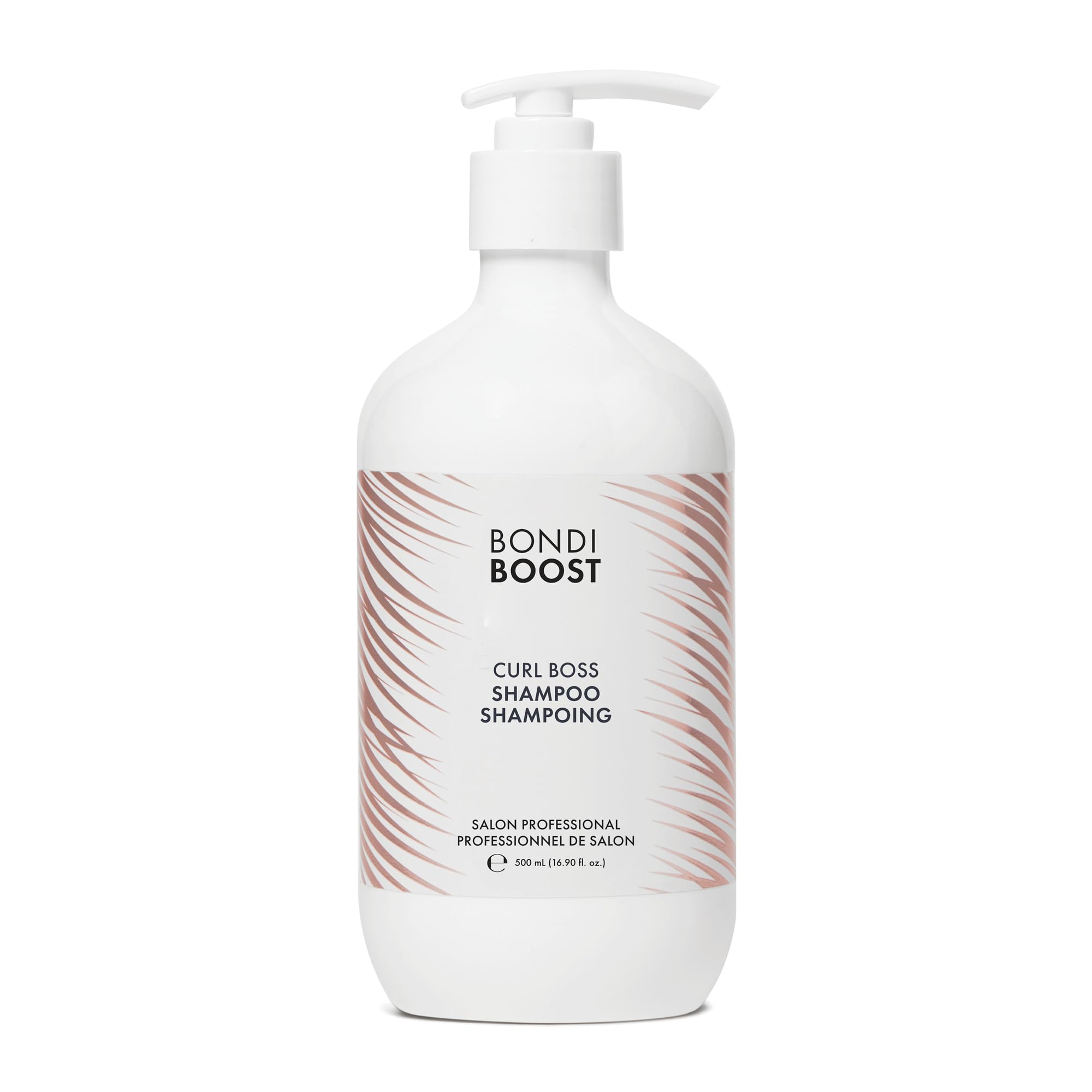 Curl Boss Hair Shampoo [16.90 fl oz], Define + Enhance Wavy/Curly/Coily Hair Shape, Eliminate Frizz + Boost Shine, Smooth + Nourish Dry Hair, Vegan + Sulfate + Cruelty Free