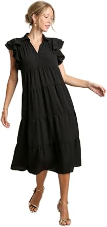 Vestido Largo De Fiesta Para Mujer Anaya With Love - Escote En V, Mangas Cortas, Color Verde Salvia