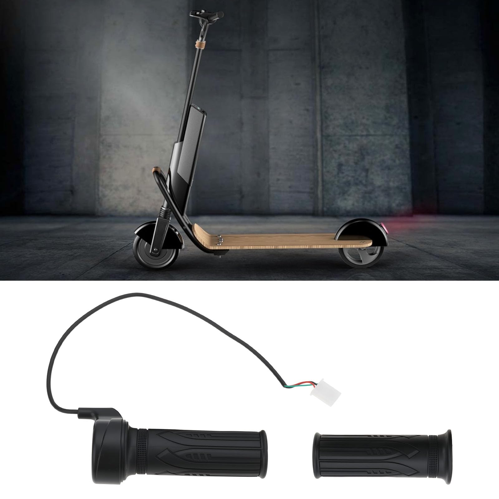 E-Bike Twist Poignée d'accélérateur 3 broches 22 mm pour vélo électrique Scooter Ebike 12-80 V