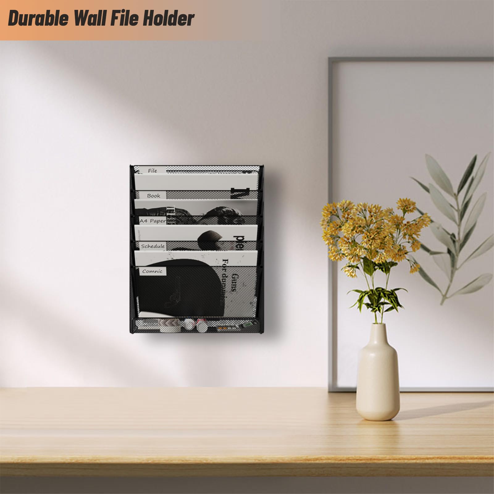 Senhoglb Archiefladen 12 compartimenten A4 Papier Organizer Stevige Mail Sorteerder Hout Desktop Organizer Hout Literatuur Bestandhouder voor Kantoor 4 Tier Magazine Opslag Rack, Retro Wit Senhoglb Archiefladen 12 compartimenten A4 Papier Organizer Stevige Mail Sorteerder Hout Desktop Organizer Hout Literatuur Bestandhouder voor Kantoor 4 Tier Magazine Opslag Rack, Retro Wit