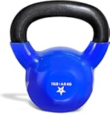 Yes4All Kettlebell&comma; 5-100 LB Vinyl Coated Cast Iron Strength Training Kettlebells for Home Gym Exercises&comma; Fitness&comma; Full Body Workout Equipment&comma; Push Ups&comma; and Grip Strength