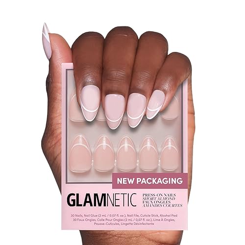 Glamnetic Press On Nails - Heavenly | Semi-Transparent Neutral Nude