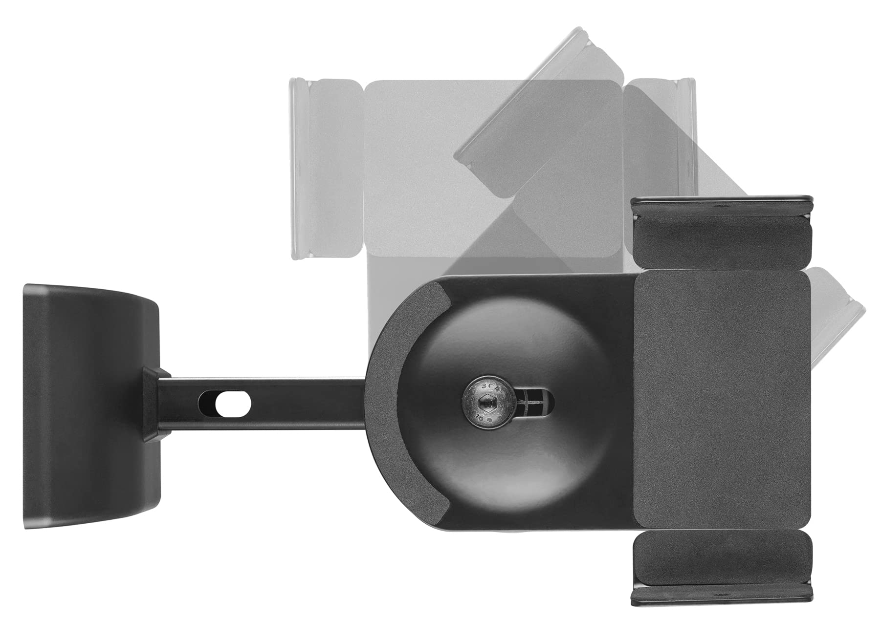 myWall HB7L supporto da parete per casse acustiche Inclinabile, Distanza dal muro (max): 286 mm Nero 2 pezzi