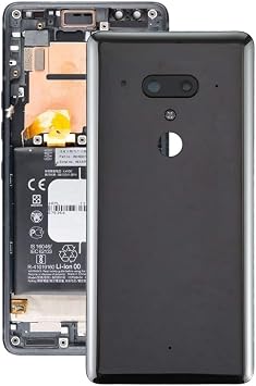 HONGYAN Cell Phone Accessories Battery Back Cover with Camera Lens for HTC U12 Plus Phone Parts Color Black