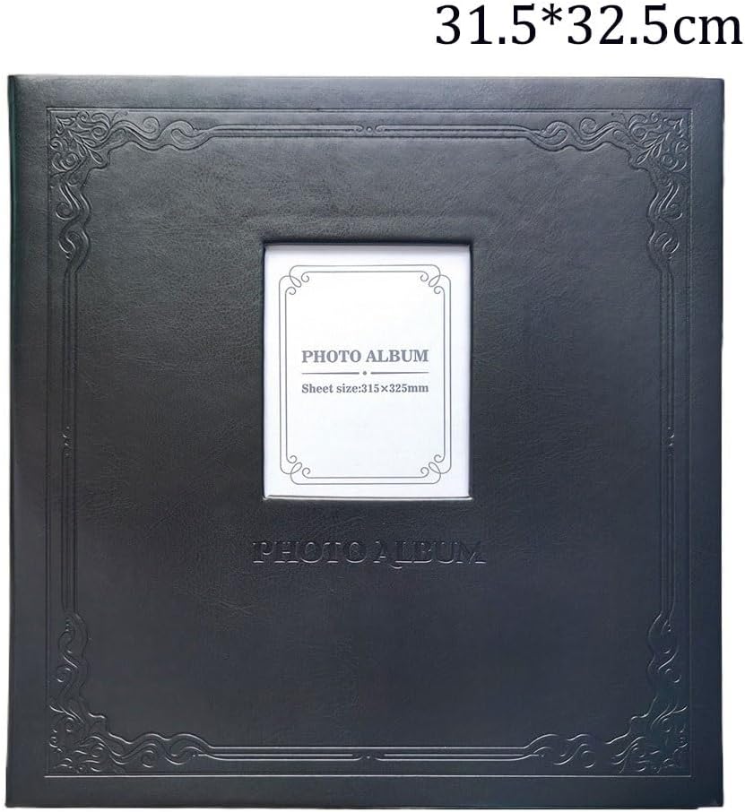 Travel Growth Commemorative Book ﻿ Album Album Retro Creative Commemorative Album Laminated Leather Album Applicable to Photos, Receipts, Star Cards, etc(D)