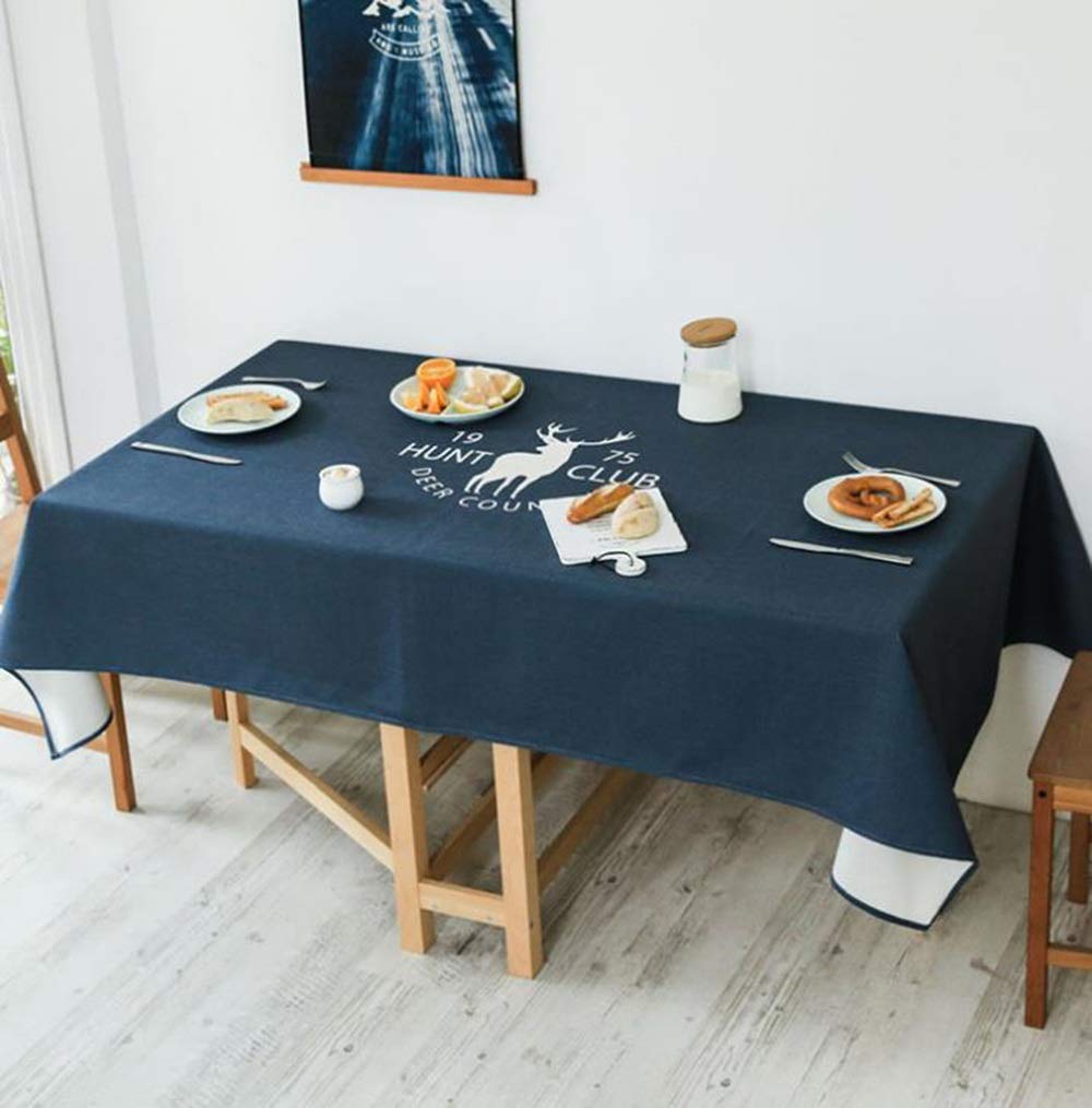 Nappe housse protection anti-poussière en coton épais pour table de salon