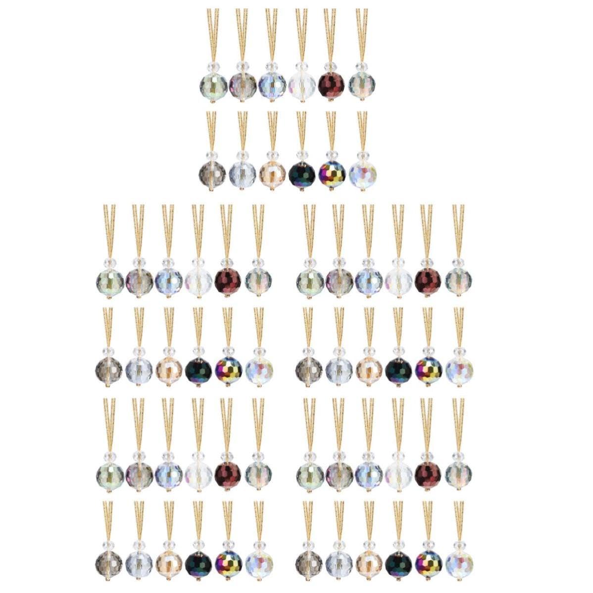 Beaupretty 5 Set Ornamento Sospeso a Sfera di Cristallo Artificiale per